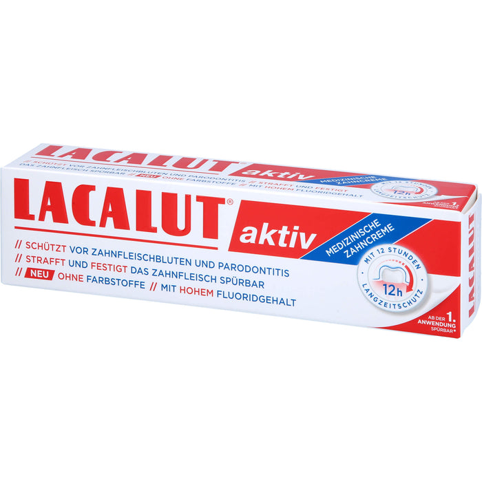 LACALUT aktiv Zahncreme, 100 ml Zahncreme