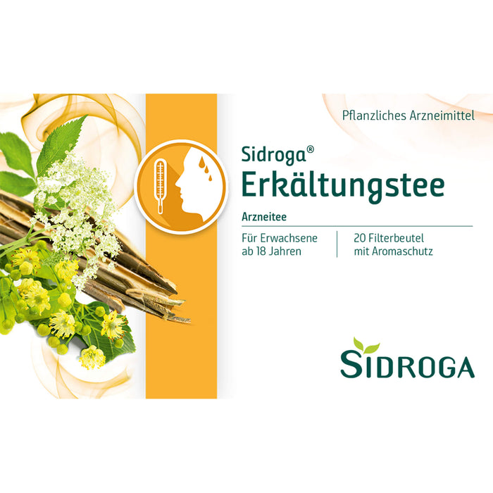 Sidroga Erkältungstee, 20 pc Sac filtrant