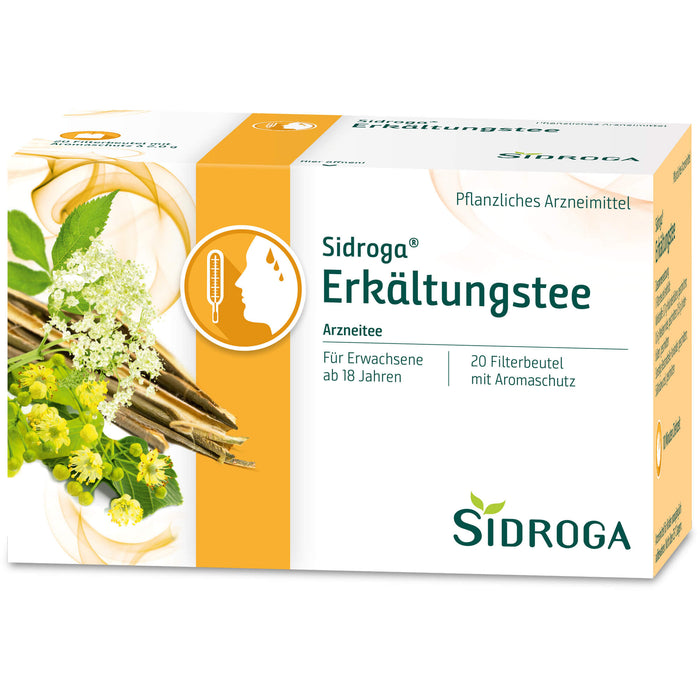 Sidroga Erkältungstee, 20 pc Sac filtrant