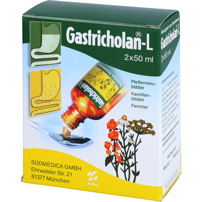 Gastricholan-L Mischung bei Verdauungsbeschwerden, 100 ml Solution