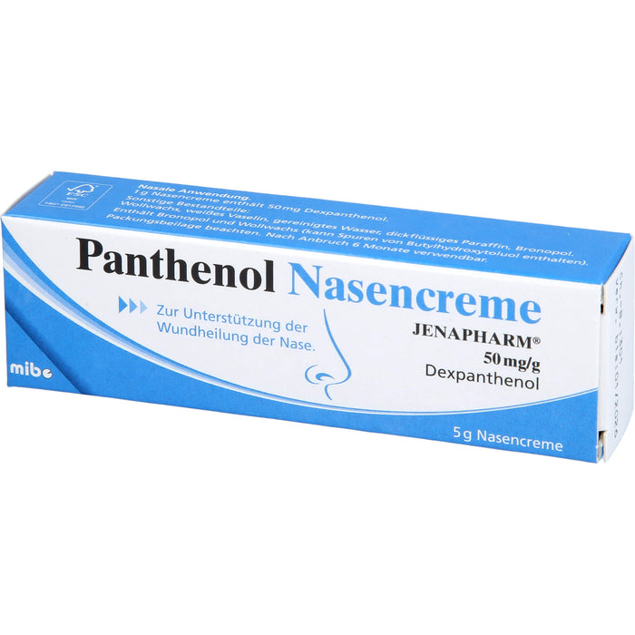 Panthenol Nasencreme JENAPHARM, 5 g Crème