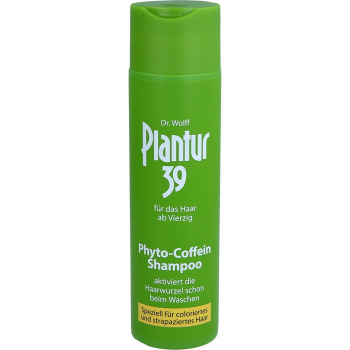 Plantur 39 Coffein-Shampoo speziell für coloriertes und strapaziertes Haar, 250 ml Shampoo