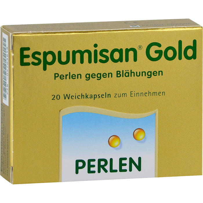 Espumisan Gold Perlen gegen Blähungen, 20 pcs. Capsules