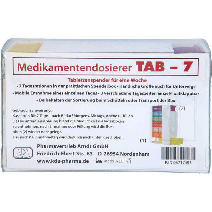 Medikamentendosierer TAB - 7, 1 St