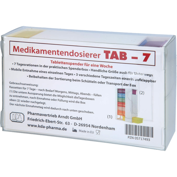 Medikamentendosierer TAB - 7, 1 St