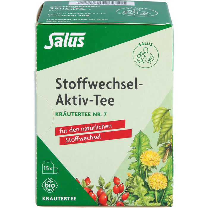 Salus Stoffwechsel-Aktiv Tee Kräutertee Nr. 7, 15 pc Sac filtrant