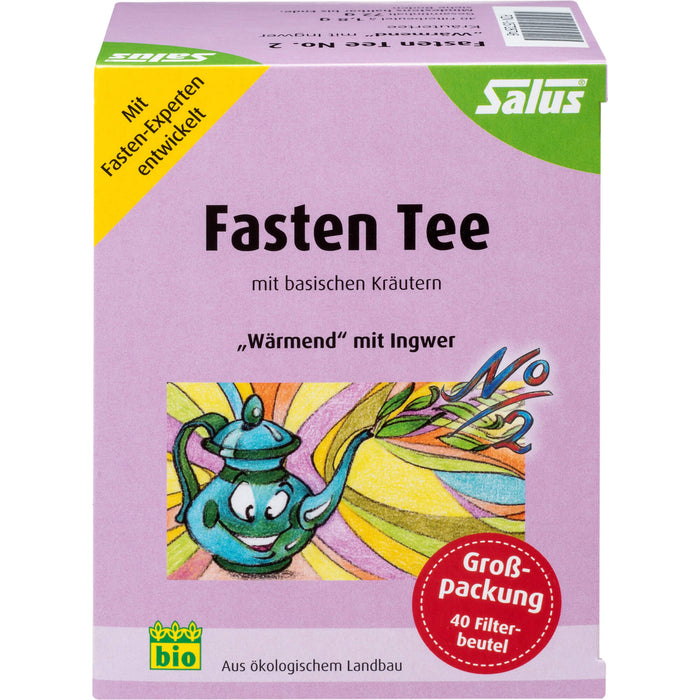 Salus Fasten Tee Nr. 2 wärmend mit Ingwer, 40 pcs. Filter bag