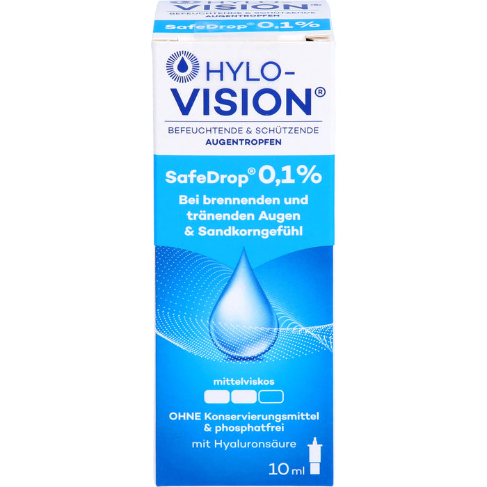 Hylo-Vision SafeDrop 0,1 % Lösung Fläschchen, 10 ml Solution