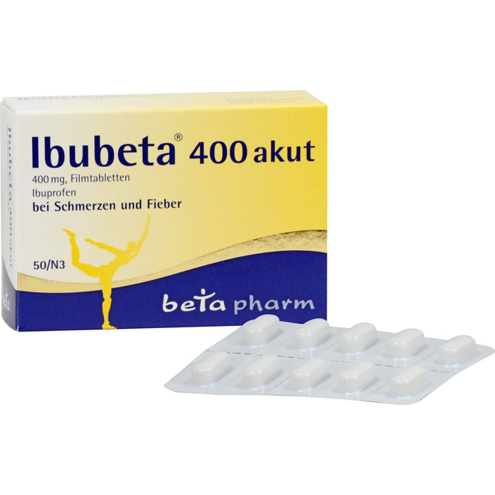 Ibubeta 400 akut Tabletten, 50 St. Tabletten