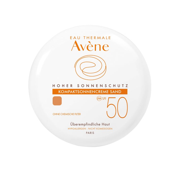 Avène Kompaktsonnencreme Sand SPF 50+, 10 g Cream