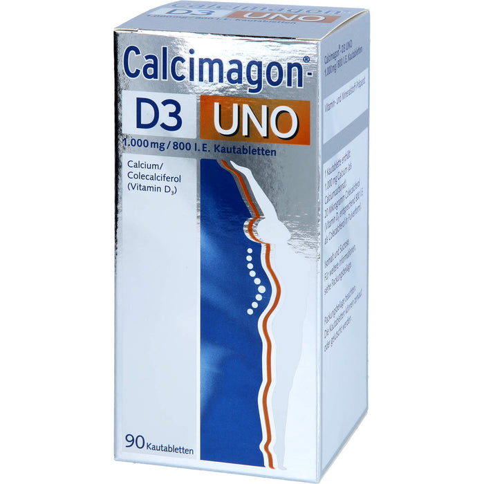 Calcimagon D3 Uno Kautabletten, 90 pc Tablettes