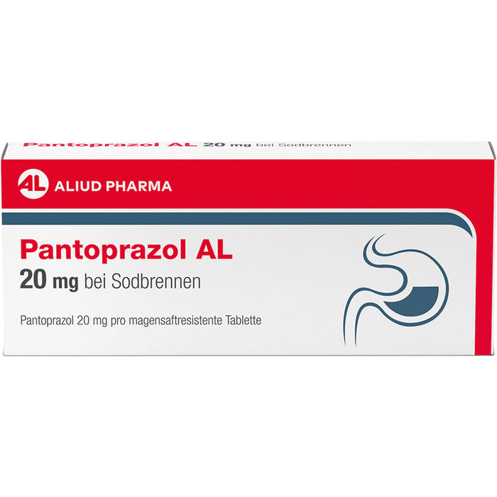 Pantoprazol AL 20 mg Tabletten bei Sodbrennen, 7 pc Tablettes