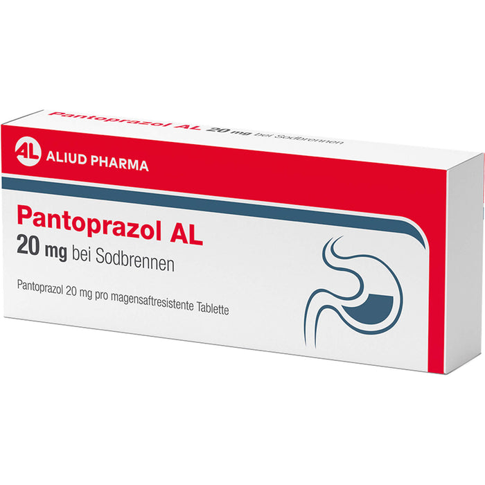 Pantoprazol AL 20 mg Tabletten bei Sodbrennen, 7 St. Tabletten