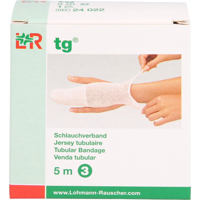 TG Schlauchverband weiß 5 m Gr 3, 1 pc Bandage