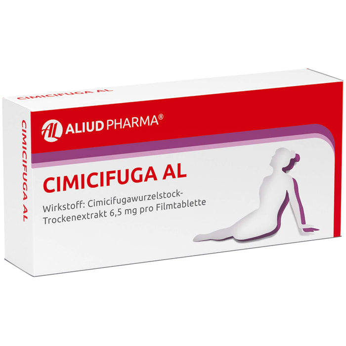 CIMICIFUGA AL Filmtabletten bei Wechseljahresbeschwerden, 30 pc Tablettes