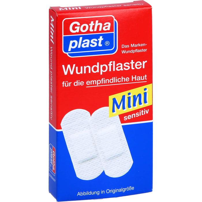 Gothaplast Wundpflaster MINI sensitiv 4x1,7cm, 20 pcs. Patch