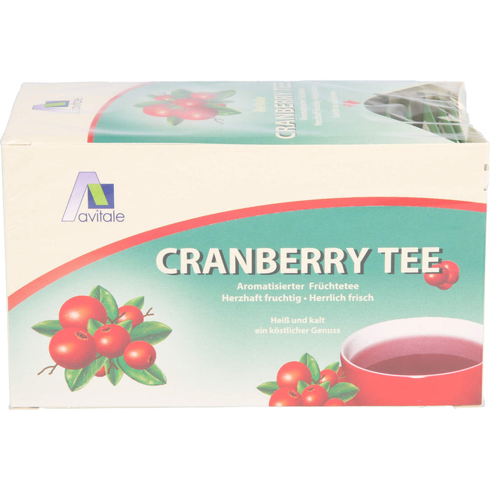 Avitale Cranberry Tee, 20 pc Sac filtrant