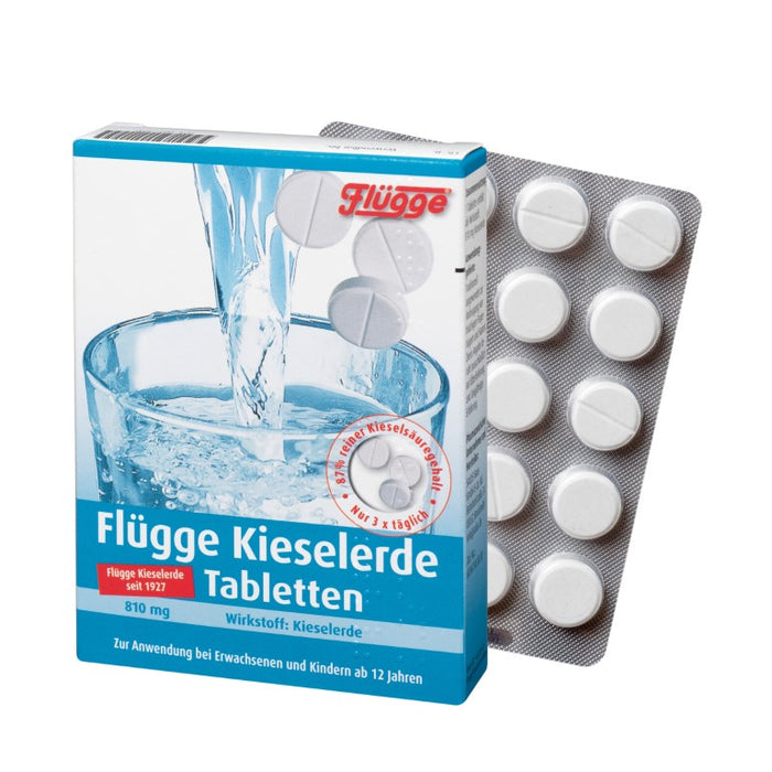 Flügge Kieselerde Tabletten, 60 pc Tablettes