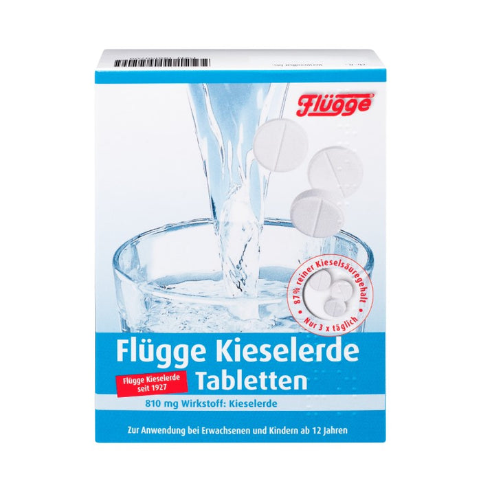 Flügge Kieselerde Tabletten für Haar und Fingernägel, 120 pc Tablettes