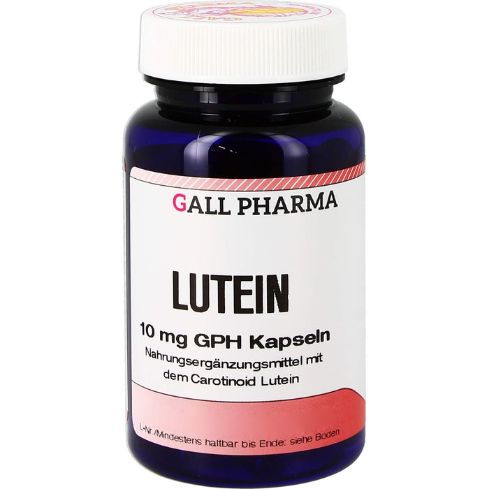 GALL PHARMA Lutein 10 mg GPH Kapseln, 30 pc Capsules