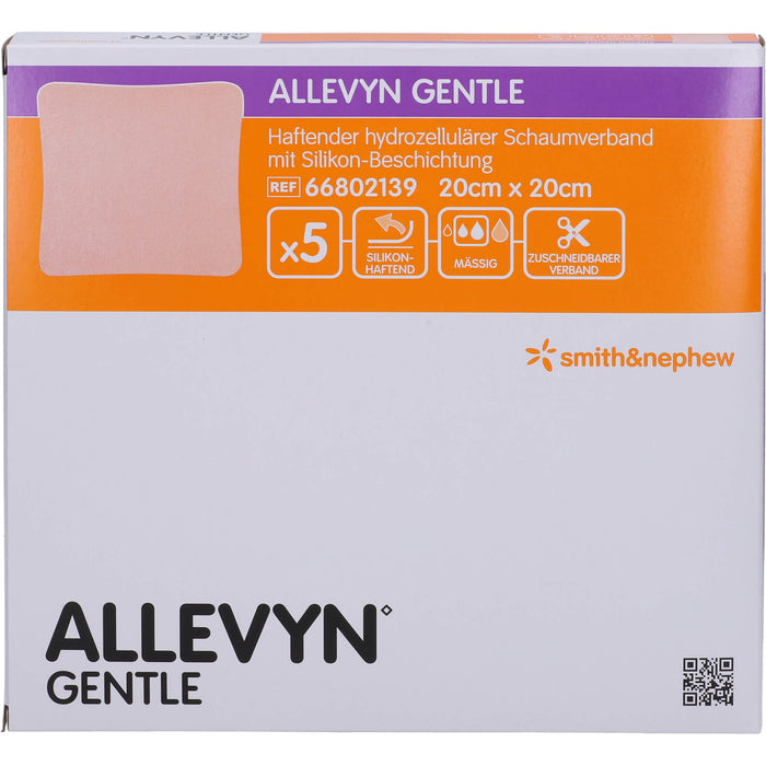 Allevyn Gentle 20cmx20cm, 5 St VER