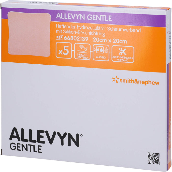 Allevyn Gentle 20cmx20cm, 5 St VER