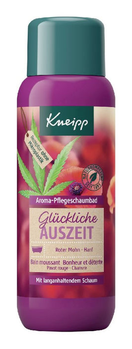 Kneipp Aroma-Pflegeschaumbad Glückliche Auszeit, 400 ml Lösung