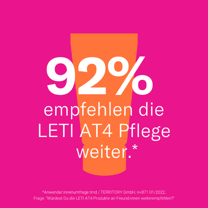 LETI AT4 Gesichtscreme SPF20 - Hautschützende Gesichtspflege mit mittelstarkem Sonnenschutz bei trockener oder zu Neurodermitis neigender Haut, 50 ml Creme