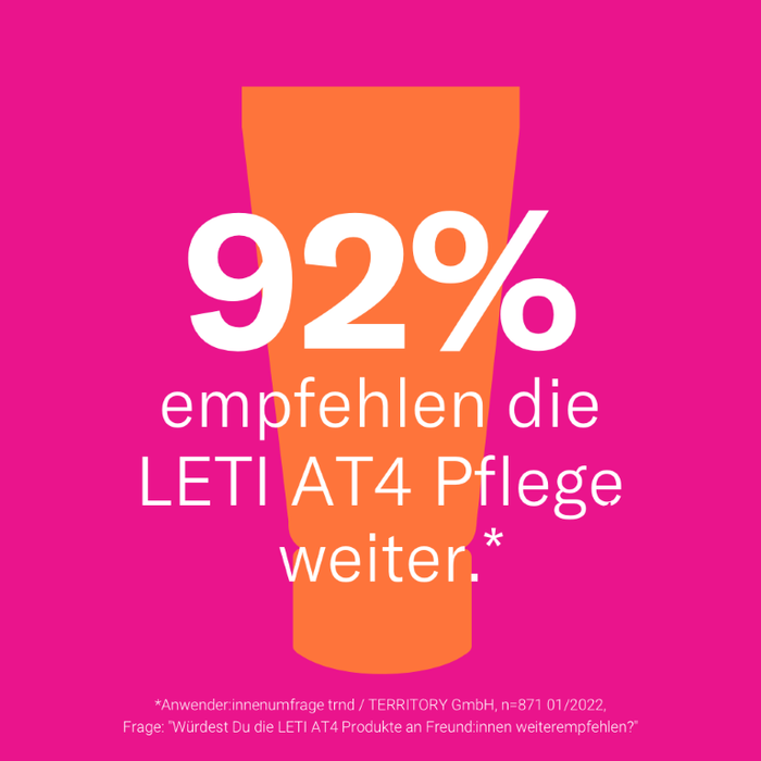 LETI AT4 Windelcreme - Akut-Pflege für den Windelbereich sowie bei wunder oder empfindlicher Haut, 75 g Cream