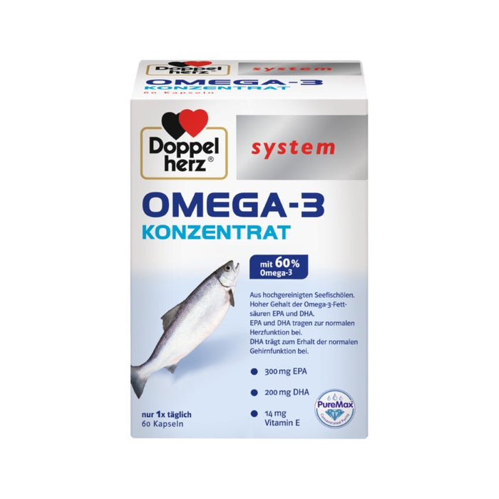 Doppelherz system OMEGA-3 KONZENTRAT, 60 pc Capsules