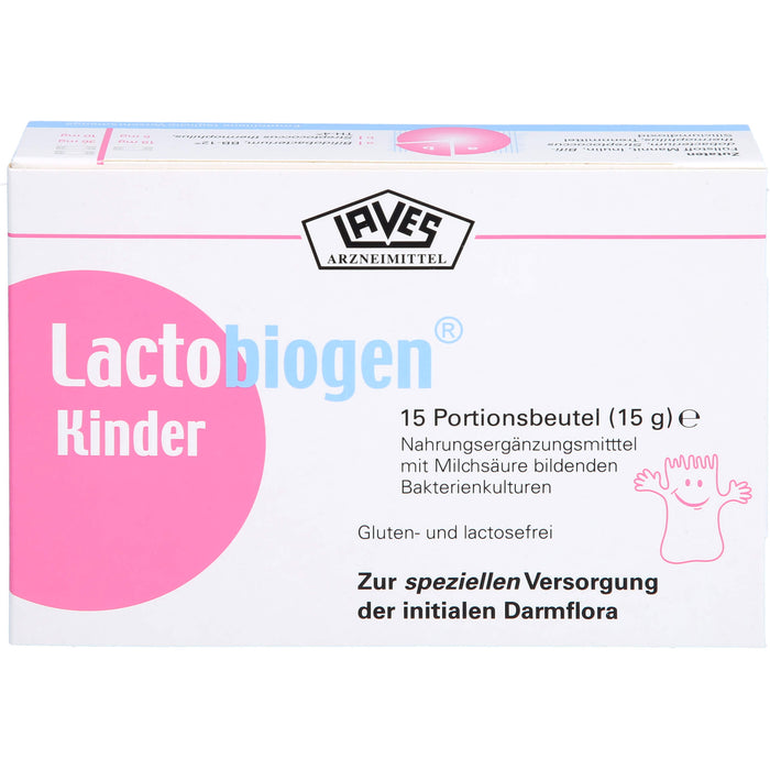 Lactobiogen Kinder Portionsbeutel, 15 pcs. Sachets