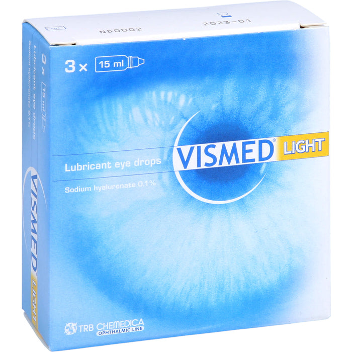 VISMED light benetzende Augentropfen, 45 ml Solution