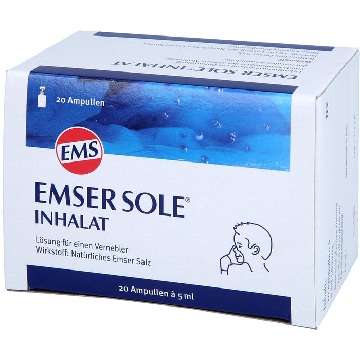 EMSER SOLE Inhalat Ampullen, 20 pcs. Ampoules