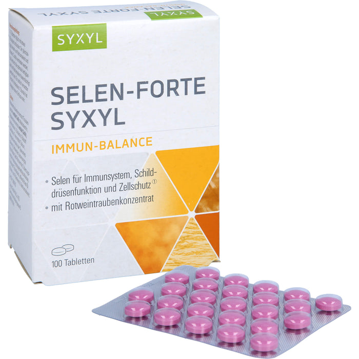 SYXYL Selen-Forte Immun-Balance Tabletten, 100 pc Tablettes