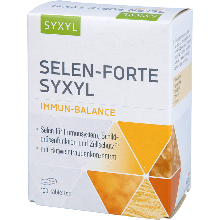 SYXYL Selen-Forte Immun-Balance Tabletten, 100 pc Tablettes