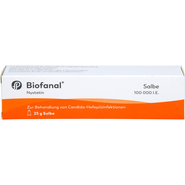 Biofanal 100.00 I.E. Salbe bei Candida-Hefepilzinfektionen, 25 g Onguent