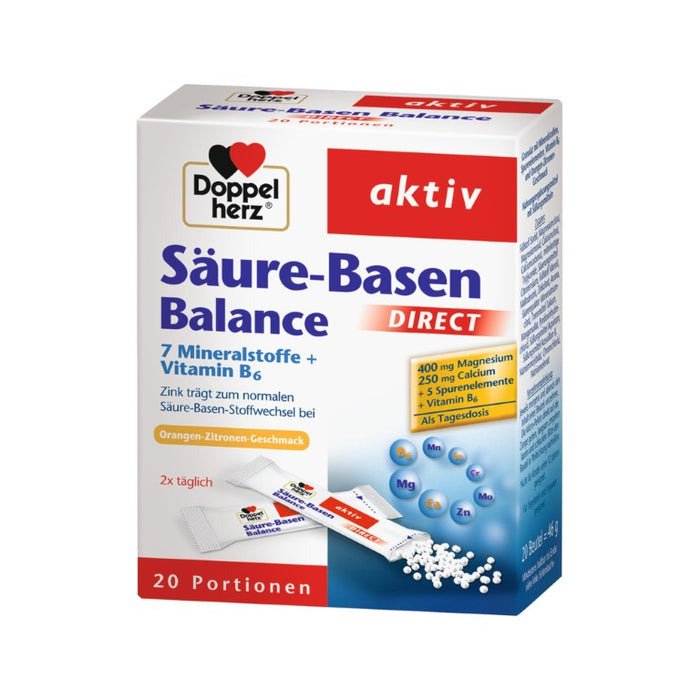 Doppelherz Säure-Basen Balance direct Beutel, 20 pcs. Sachets