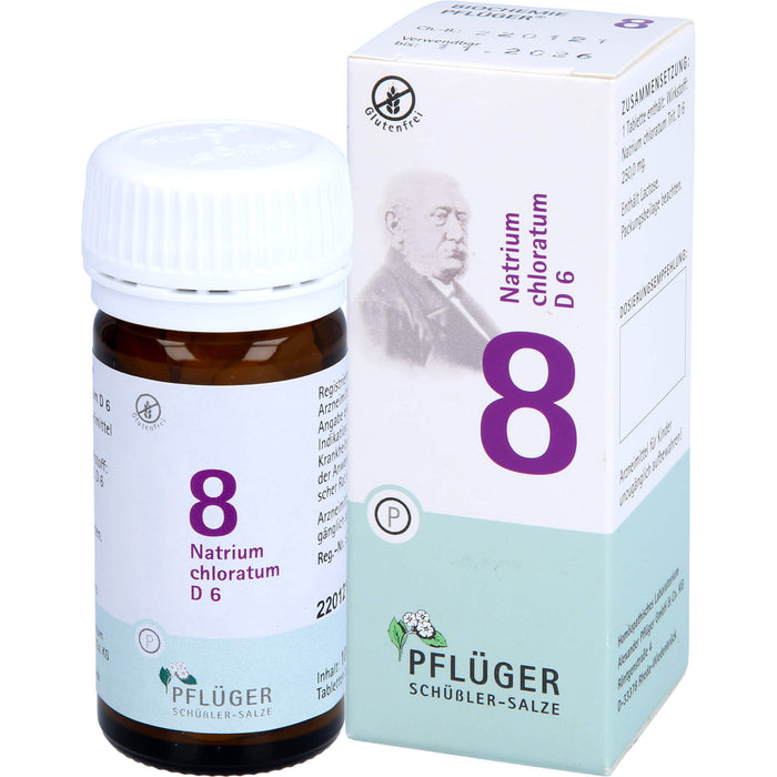 PFLÜGER Biochemie Nr.8 Natrium chloratum D 6 Tabletten, 100 St. Tabletten