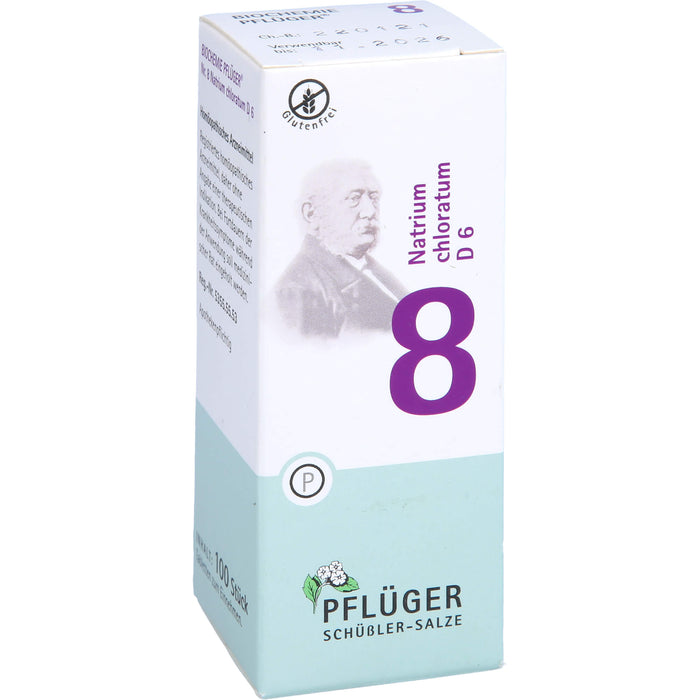 PFLÜGER Biochemie Nr.8 Natrium chloratum D 6 Tabletten, 100 pcs. Tablets