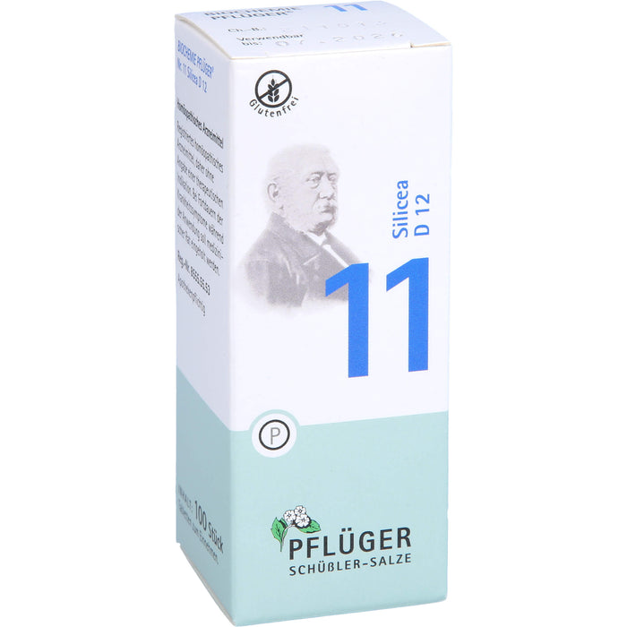 PFLÜGER Biochemie 11 Silicea D 12 Tabletten, 100 St. Tabletten