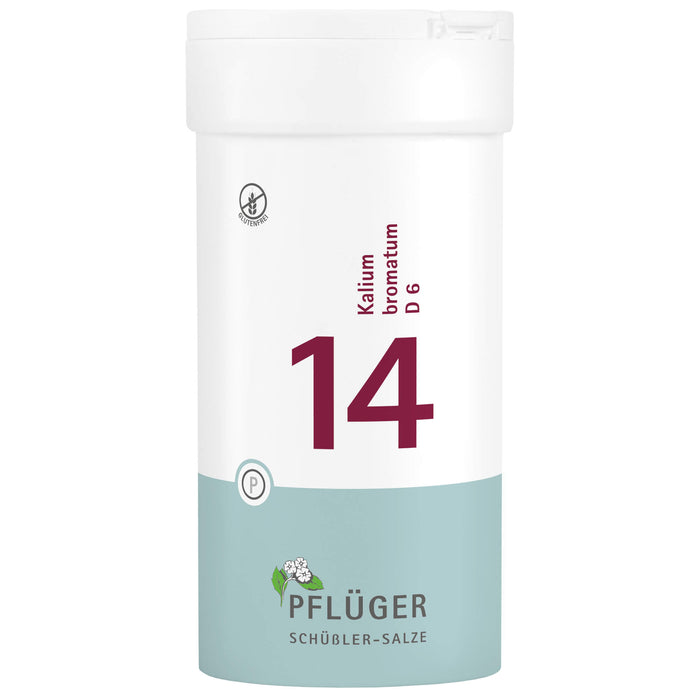 PFLÜGER Schüßler-Salze 14 Kalium bromatum D 6 Tabletten, 400 pc Tablettes