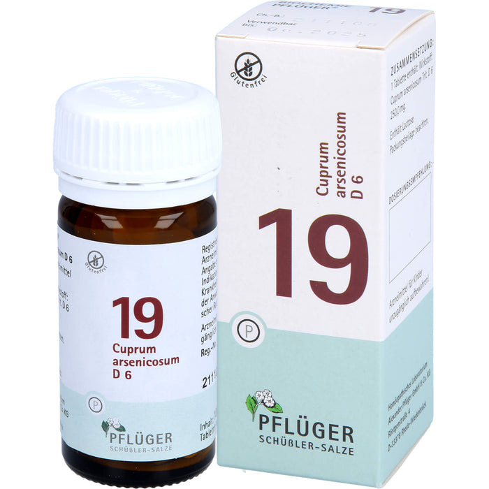 PFLÜGER Biochemie 19 Cuprum arsenicosum D6 Tabletten, 100 pcs. Tablets