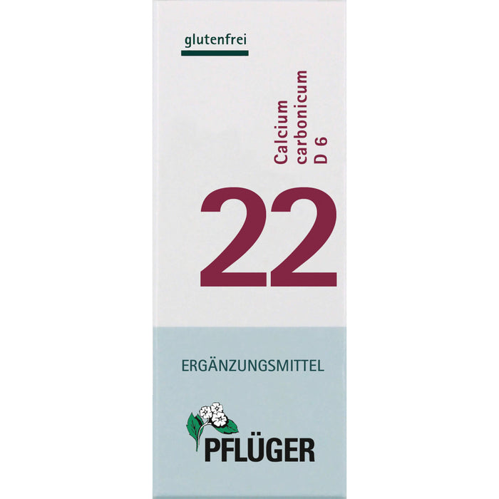 PFLÜGER Biochemie 22 Calcium carbonicum D 6 Tabletten, 400 pcs. Tablets