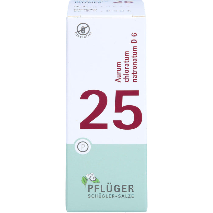 PFLÜGER Biochemie 25 Aurum chloratum natronatum D 6 Tabletten, 100 pc Tablettes