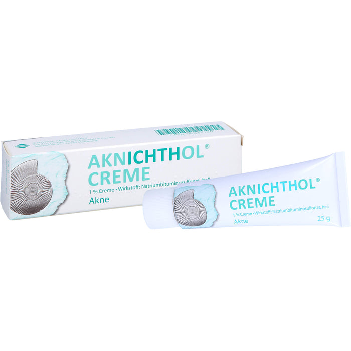 Aknichthol Creme 1% bei Akne, hautgetönt, 25 g Crème