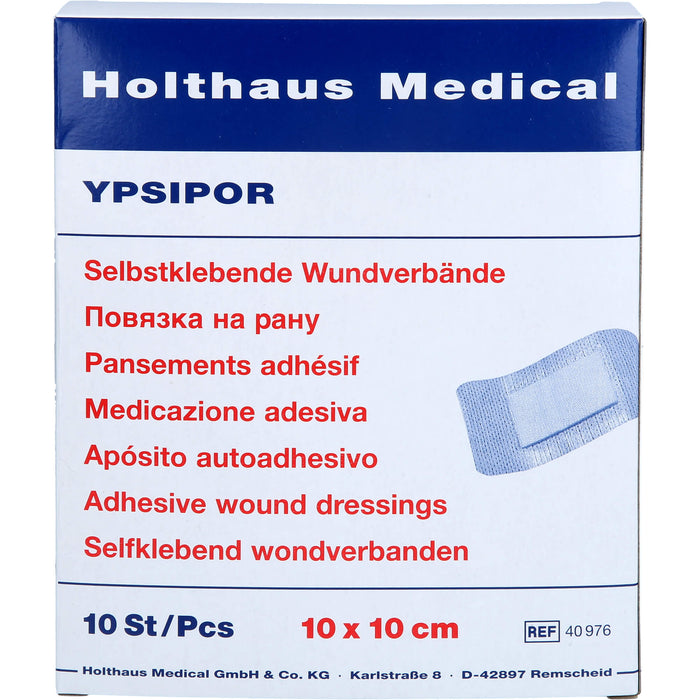 WUNDVERBAND steril YPSIPOR 10x10cm, 10 St VER