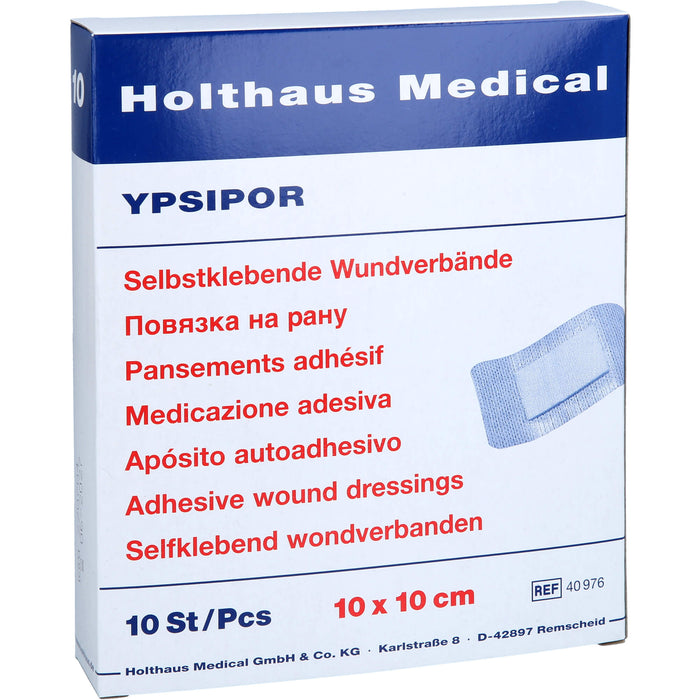 WUNDVERBAND steril YPSIPOR 10x10cm, 10 St VER