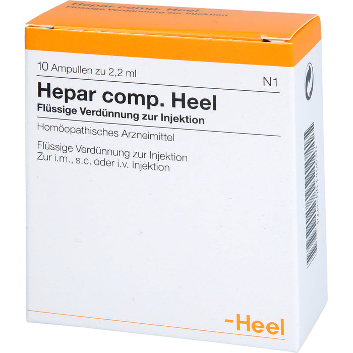 Hepar comp. Heel Ampullen, 10 pcs. Ampoules