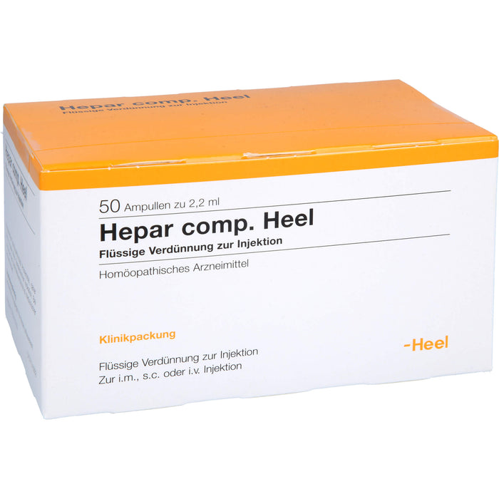 Hepar comp. Heel flüssige Verdünnung, 50 pc Ampoules