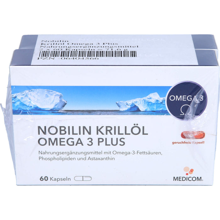 Nobilin Krillöl Omega 3 Plus Kapseln, 120 pc Capsules